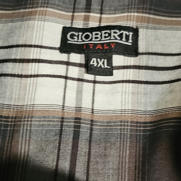 Gioberti Italy Long Sleeve Plaid Shirts Bundle Men’s Size 4X (3 Shirts) - Picture 4 of 11